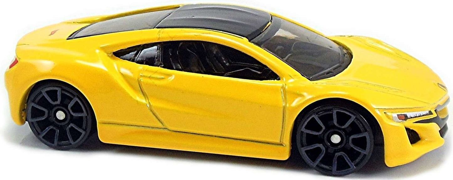 Hot Wheels 2017 - Collector # 127/365 - Factory Fresh 7/10 - '17 Acura NSX - Yellow - Month