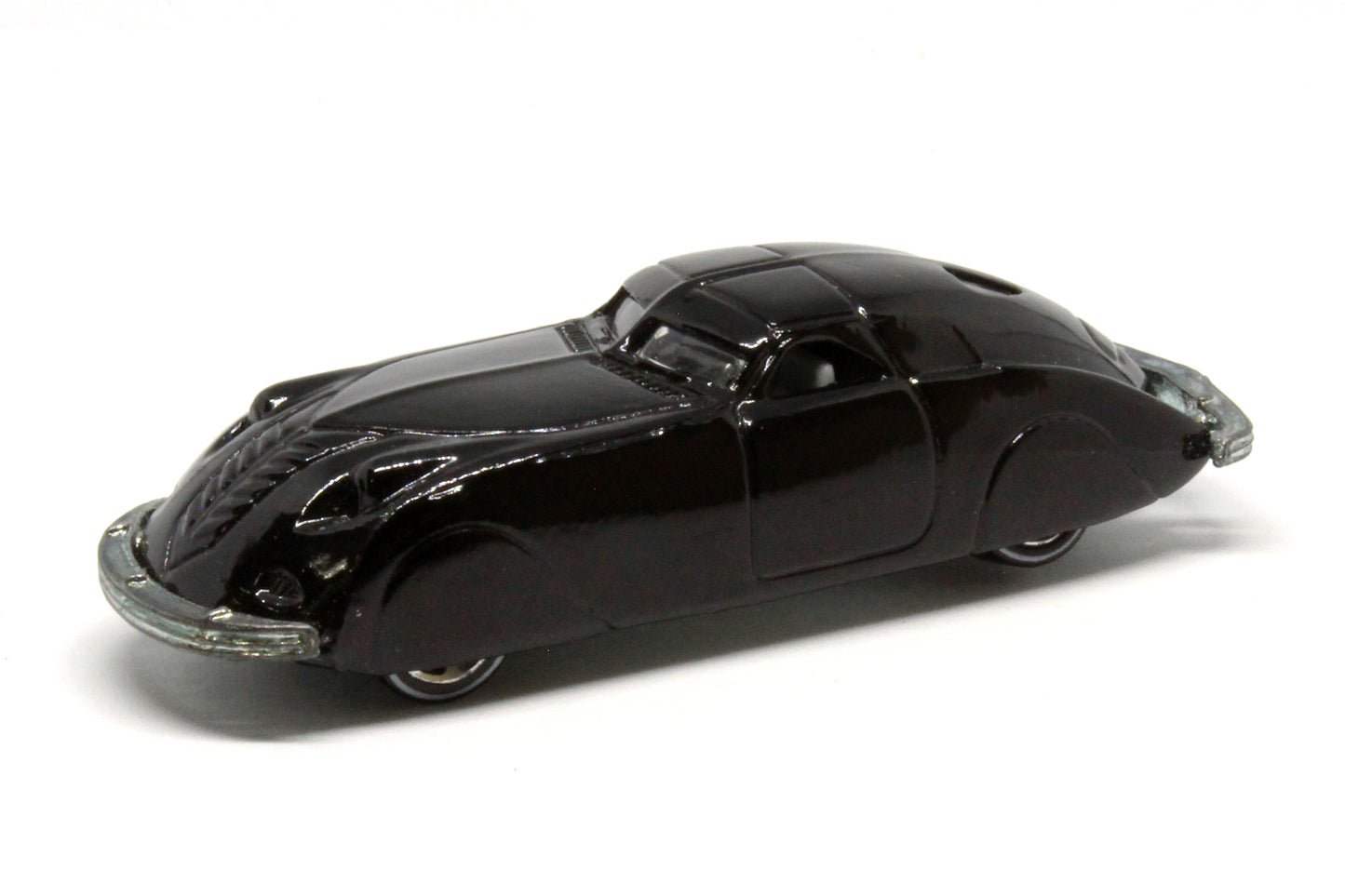 Hot Wheels 1999 - Collector # 656 - First Editions 3/26 - '38 Phantom Corsair - Black - White Wall Tires