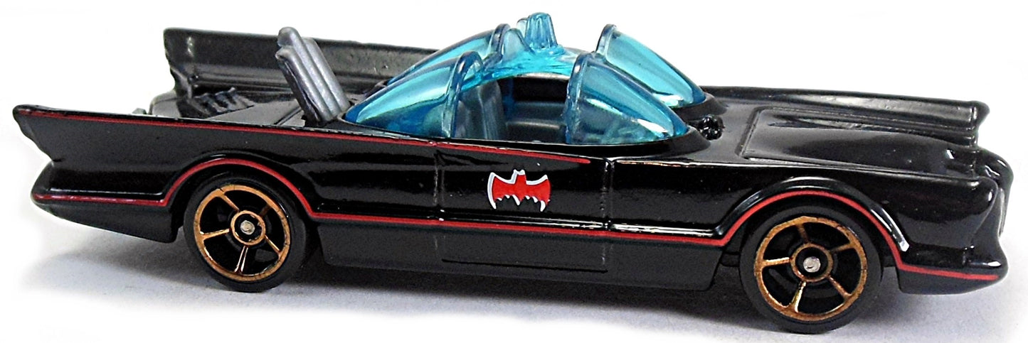 Hot Wheels 2009 - Collector # 133/190 - Faster Than Ever 7/10 - '66 Batmobile - Black - FTEs - USA