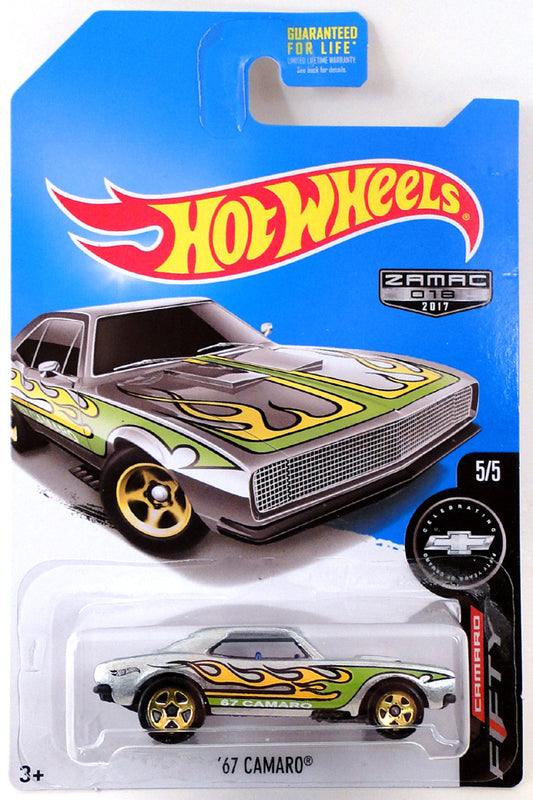 Hot Wheels 2017 - ZAMAC # 018 - Camaro Fifty 5/5 - '67 Camaro - Unpainted - Walmart Exclusive