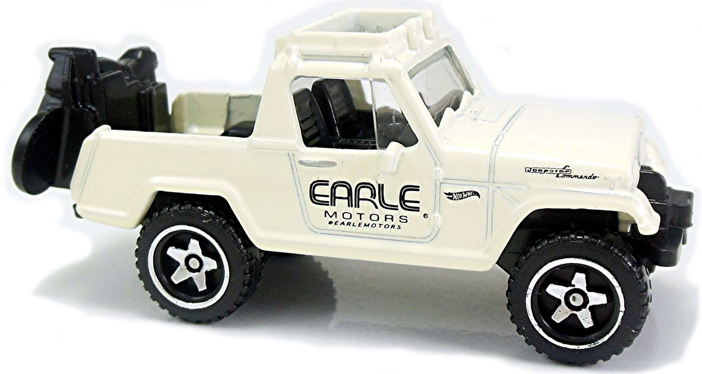 Hot Wheels 2019 - Collector # 084/250 - HW Hot Trucks 2/10 - New Models - '67 Jeepster Commando - White