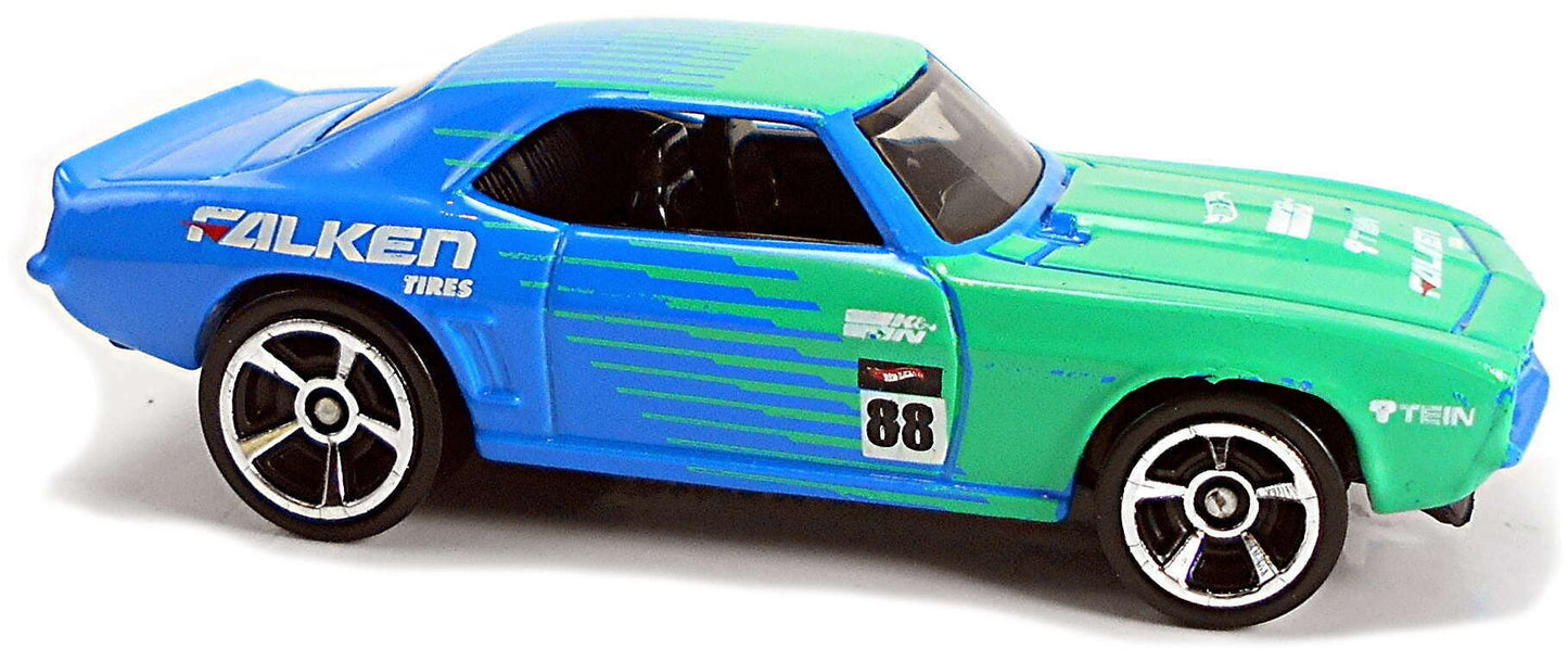 Hot Wheels 2021 - Collector # 170/250 - HW Speed Graphics 6/10 - '69 COPO Camaro - Blue / Falken Tires - IC