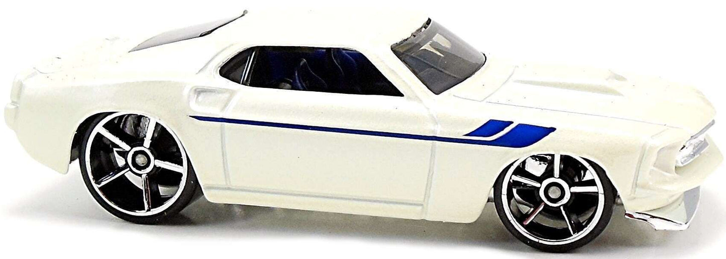 Hot Wheels 2007 - Collector # 004/156 - First Editions 4/36 - '69 Ford Mustang - White - OH5SP - IC