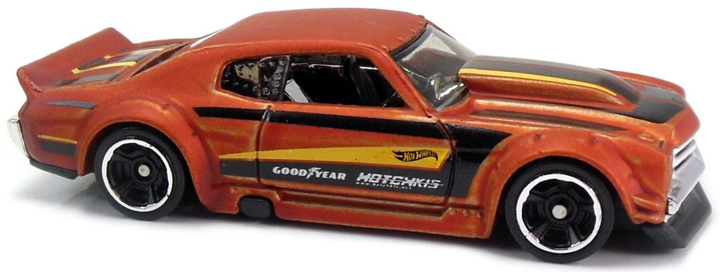 Hot Wheels 2017 - Collector # 212/365 - Nightburnerz 7/10 - '70 Chevy Chevelle - Satin Brown - USA