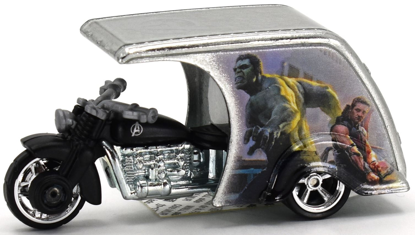 Hot Wheels 2018 - Pop Culture / Marvel Studios 3/5 - 3D-Livery - ZAMAC / Avengers - Metal/Metal & Real Riders - NEW Casting!