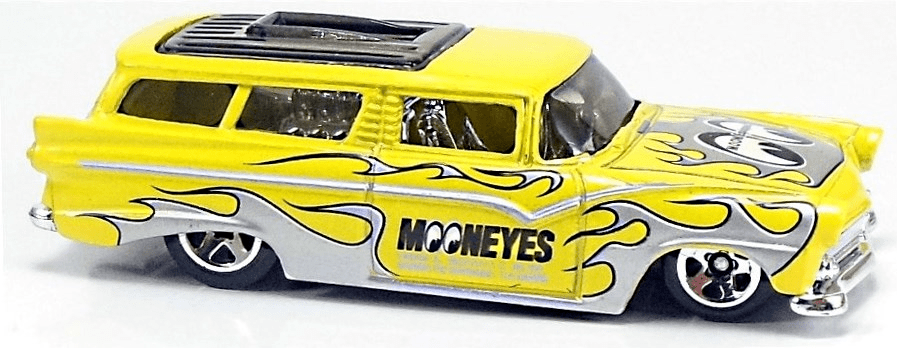 Hot Wheels 2012 - Collector # 148/247 HW Performance 8/10 - 8 Crate - Yellow / Mooneyes - USA Card