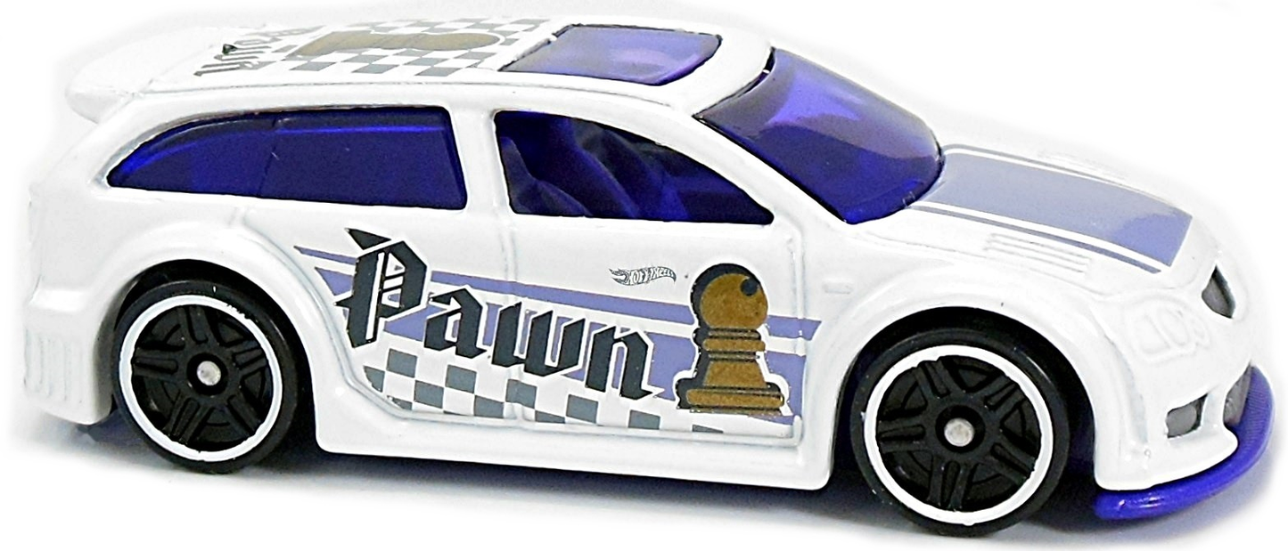 Hot Wheels 2018 - Collector # 363/365 - Checkmate 7/9 - Audacious - White - USA