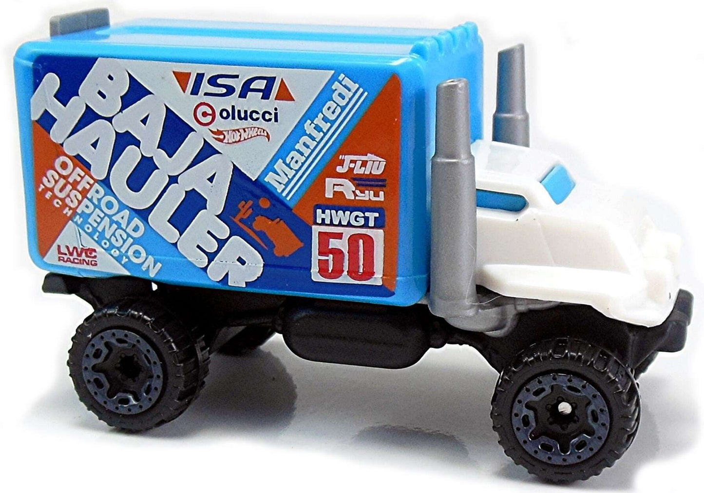 Hot Wheels 2017 - Collector # 179/365 - HW Hot Trucks 3/10 - New Modles - Baja Hauler - Blue and White - USA