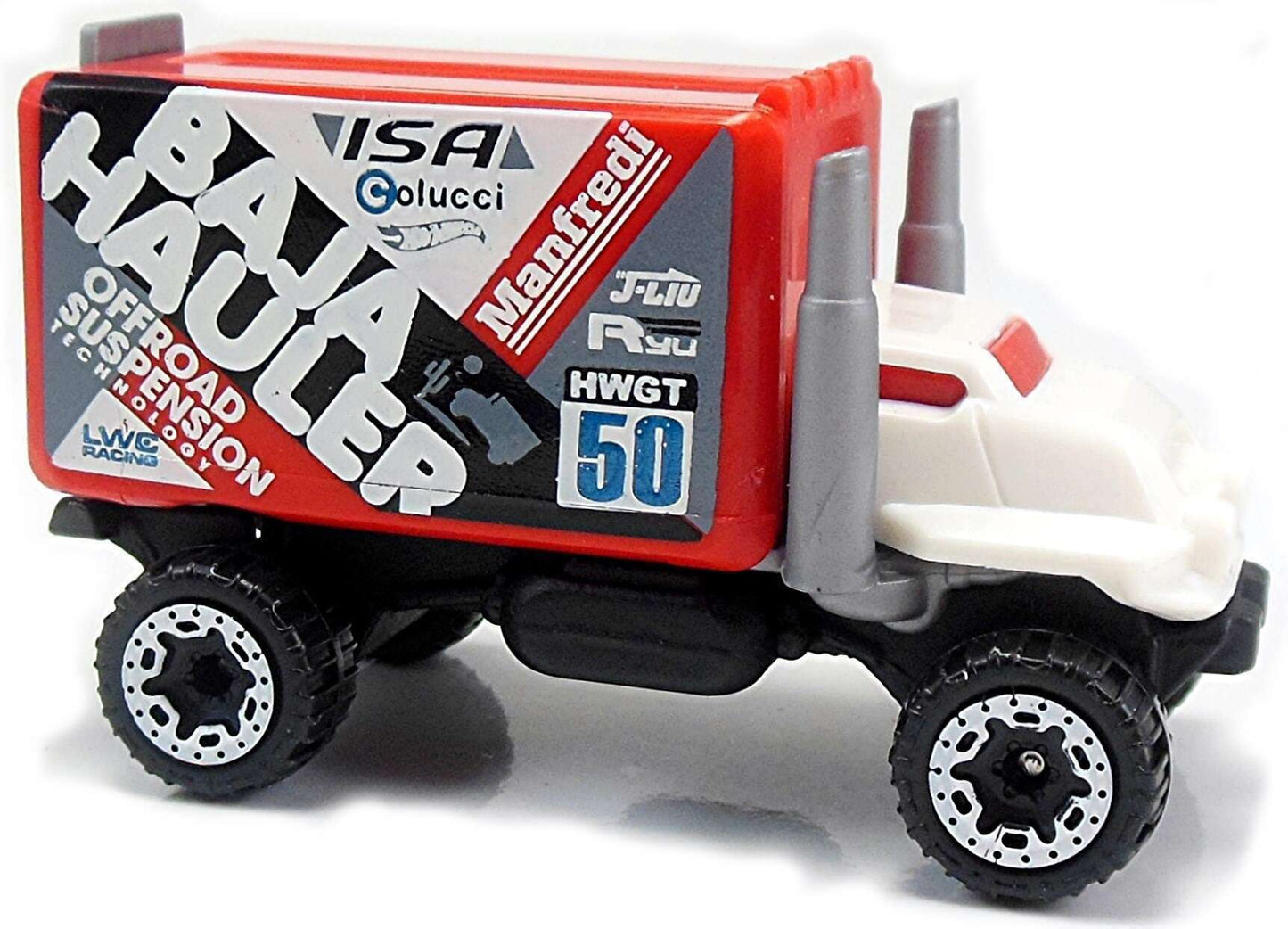Hot Wheels 2017 - Collector # 270/365 - HW Hot Trucks 3/10 - New Models - Baja Hauler - Red and White - USA