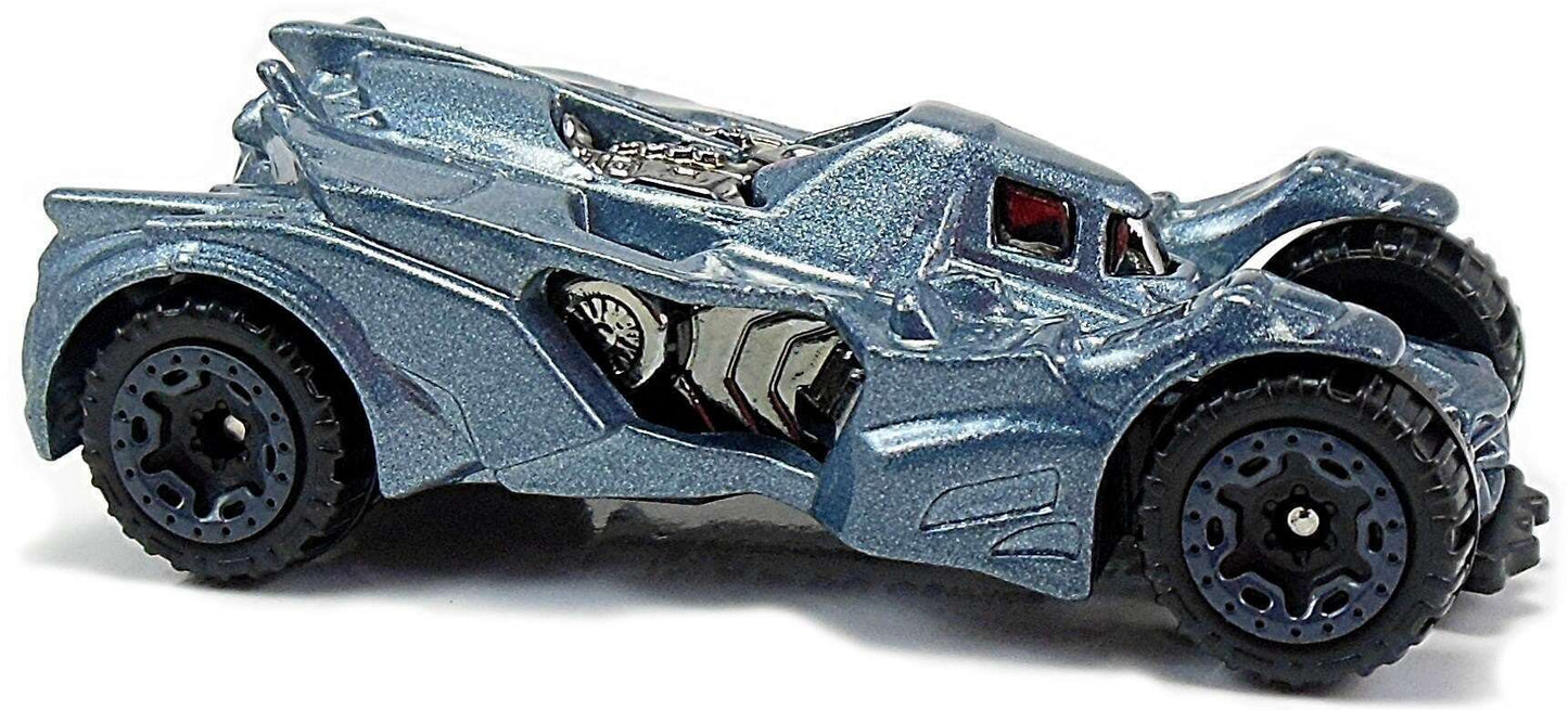 Hot Wheels 2017 - Collector # 267/365 - Batman 4/5 - Batman: Arkham Knight Batmobile - Steel Blue Metallic - USA