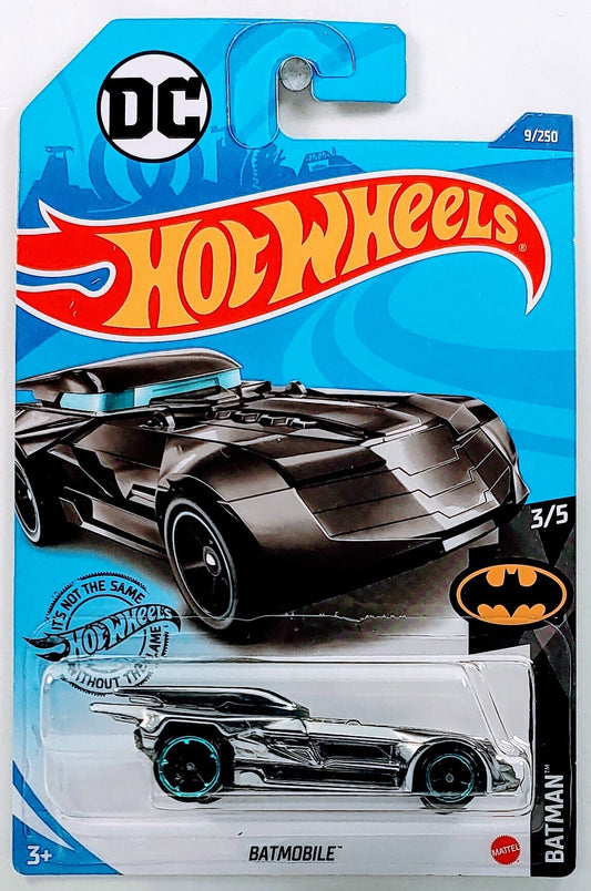 Hot Wheels 2020 - Collector # 009/250 - Batman 3/5 - Batmobile - Dark Chrome - IC