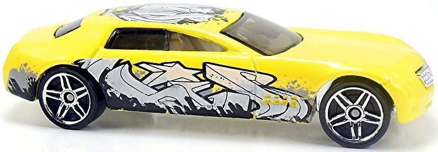 Hot Wheels 2006 - Collector # 074/223 - Tag Rides 4/5 - Cadillac Sixteen - Yellow - USA
