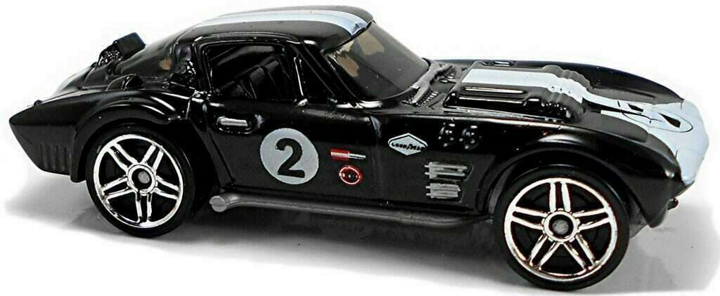 Hot Wheels 2008 - Collector # 008/196 - First Editions - Corvette Grand Sport - Black - IC
