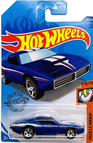 Hot Wheels 2020 - Collector # 173/250 - Muscle Mania 8/10 - Custom Otto - Blue - USA Card