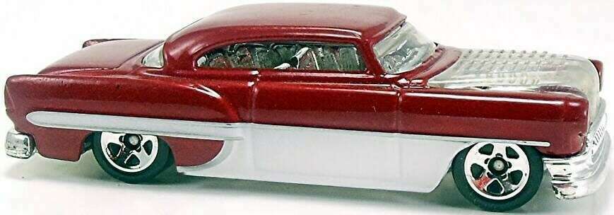 Hot Wheels 2007 - Collector # 034/156 - First Editions 34/36 - Custom '53 Chevy - Red & White - International Card