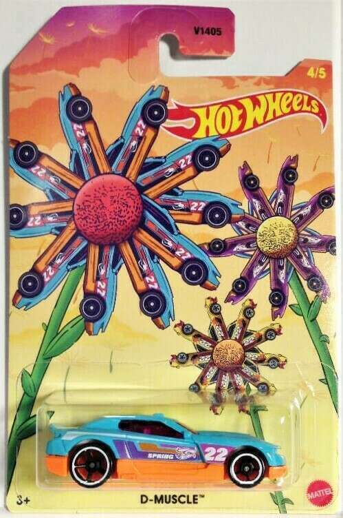 Hot Wheels 2022 - Spring Series # 4/5 - D-Muscle - Aqua