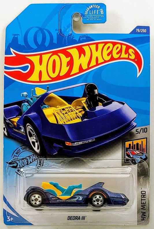 Hot Wheels 2020 - Collector # 079/250 - HW Metro 5/10 - Deora III - Metallic Dark Blue - USA Card