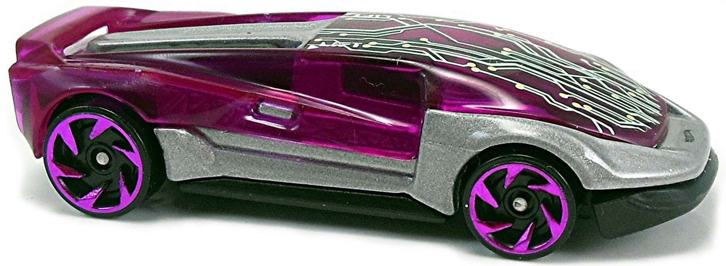 Hot Wheels 2017 - Collector # 173/365 - Experimotors - 4/10 - New Models - El Viento - Purple - USA
