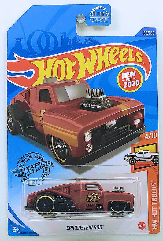 Hot Wheels 2020 - Collector # 165/250 - HW Hot Trucks 4/10 - New Models - Erikenstein Rod - Satin Maroon