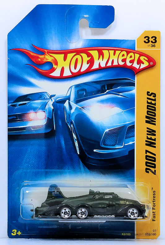 Hot Wheels 2007 - Collector # 033/180 - New Models 33/36 - Fast Fortress - Olive Drab - USA