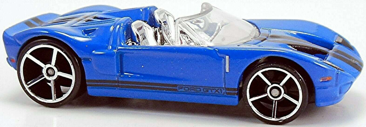 Hot Wheels 2007 - Collector # 017/156 - First Editions 17/36 - Ford GTX-1 - Blue - OH5SP Wheels - IC
