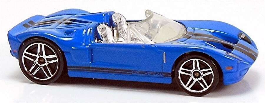 Hot Wheels 2007 - Collector # 017/180 - New Models 17/36 - Ford GTX-1 - Blue - PR5 Wheels - USA