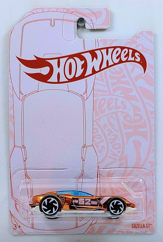 Hot Wheels 2020 - Pearl & Chrome - CHASE - Gazella GT - Orange Chrome - 52nd Anniversary