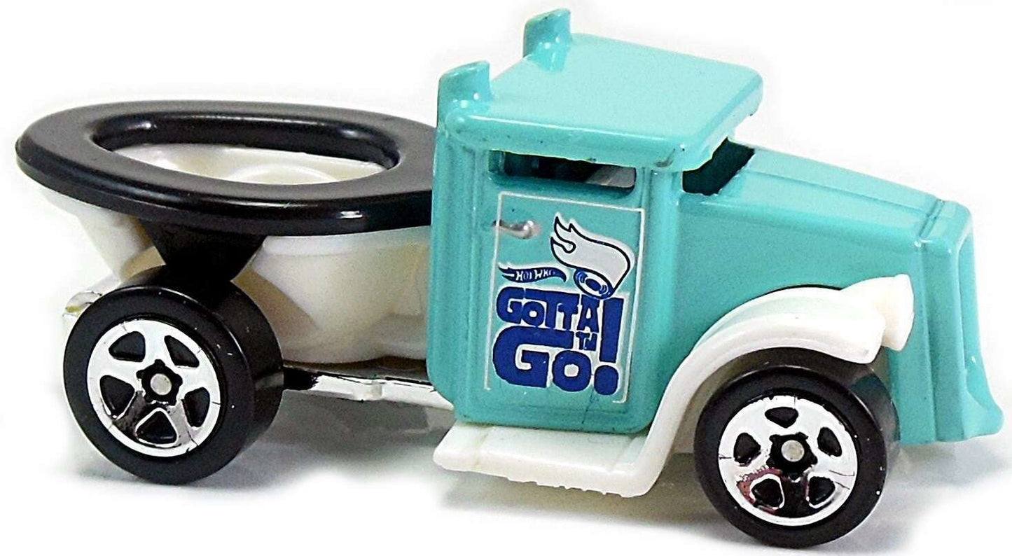 Hot Wheels 2017 - Collector # 101/365 - Experimotors 2/10 - New Models - Gotta Go - Turquoise & White