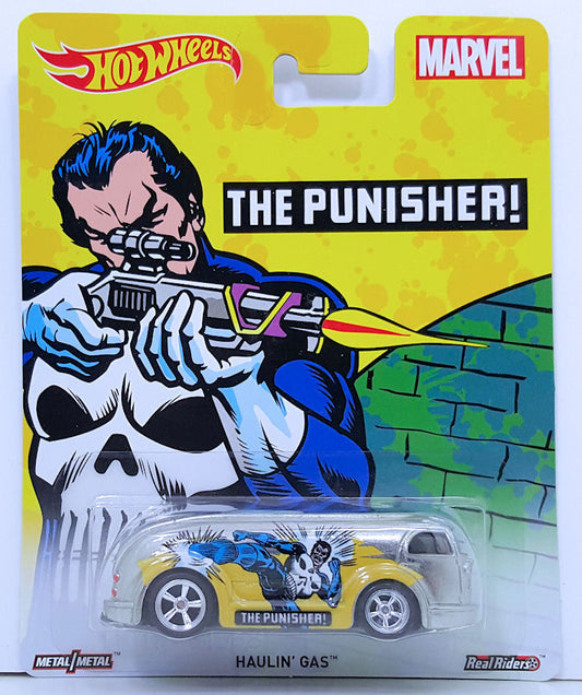 Hot Wheels 2016 - Pop Culture / Marvel / The Punisher - Haulin' Gas - ZAMAC - Metal/Metal & Real Riders
