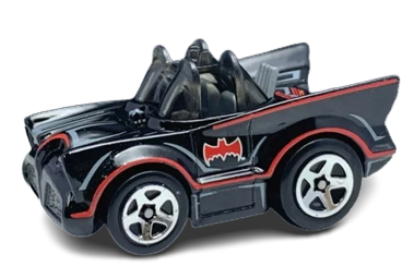 Hot Wheels 2022 - Collector # 078/250 - Batman 3/5 - New Models - Classic TV Series Batmobile (Tooned) - Black - USA