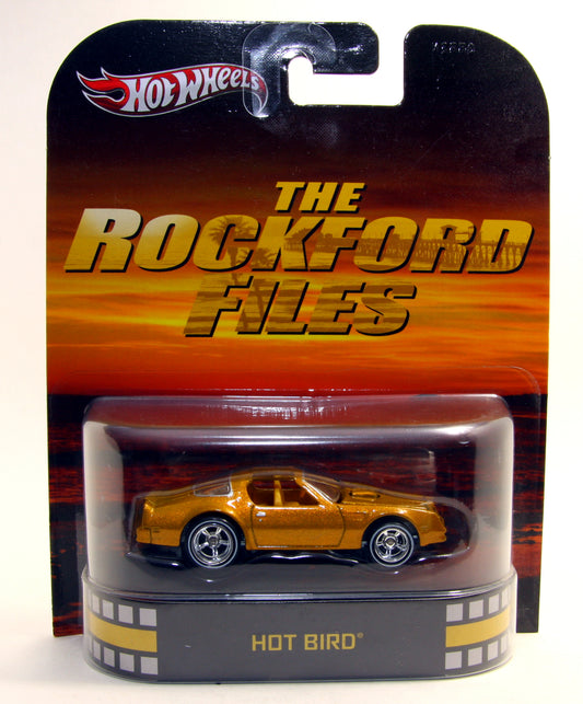 Hot Wheels 2013 - Retro Entertainment / The Rockford Files - Hot Bird (Firebird) - Gold - Metal/Metal & Real Riders
