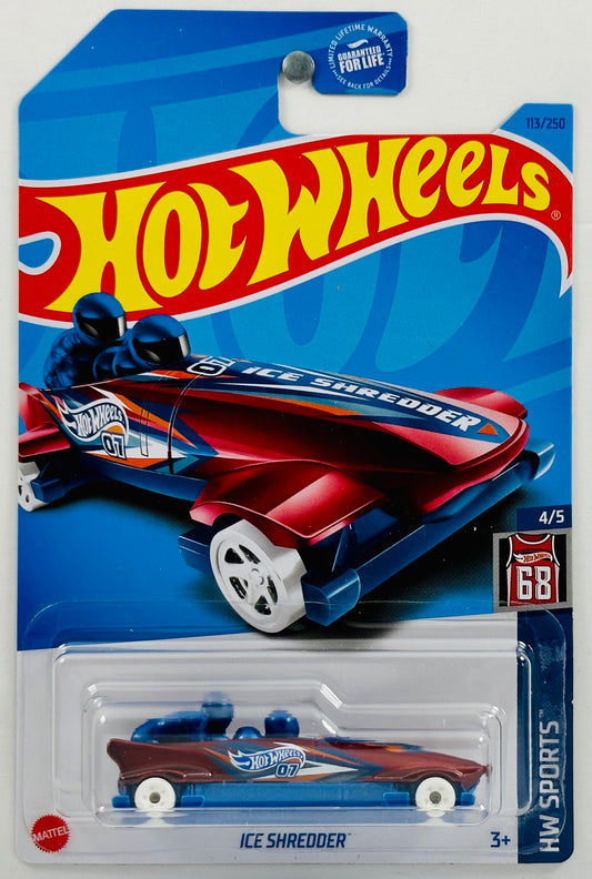 Hot Wheels 2023 - Collector # 113/250 - HW Sports 04/05 - Ice Shredder - Red - 'Hot Wheels' / '07' - USA