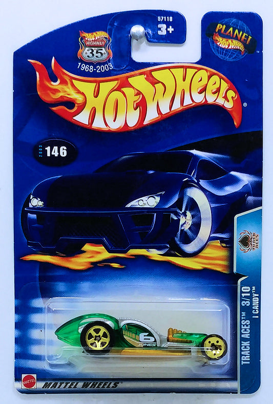 Hot Wheels 2003 - Collector # 146/220 - Track Aces 3/10 - I Candy - Silver