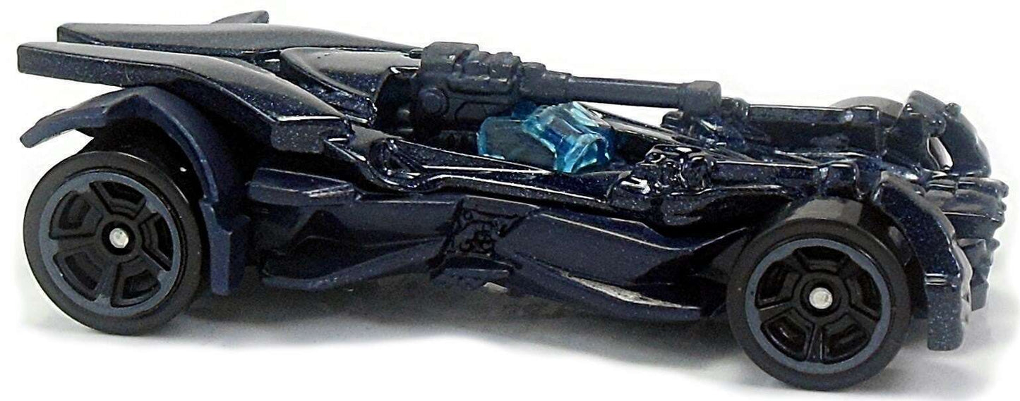 Hot Wheels 2018 - Collector # 211/365 - Batman 1/5 - New Models - Justice League Batmobile - Blue - USA