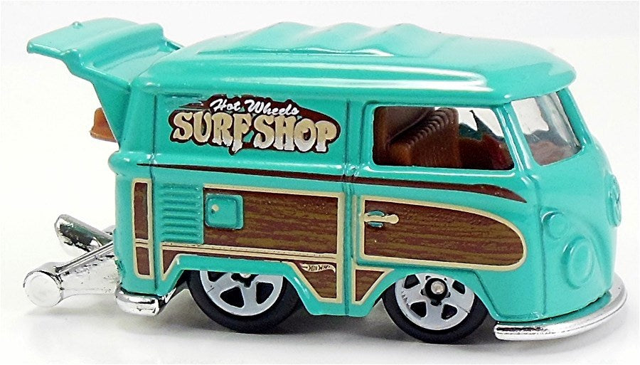 Hot Wheels 2015 - Collector # 073/250 - HW City / Surf Patrol - Kool Kambi - Turquoise / Faux Wood Grain - USA Card