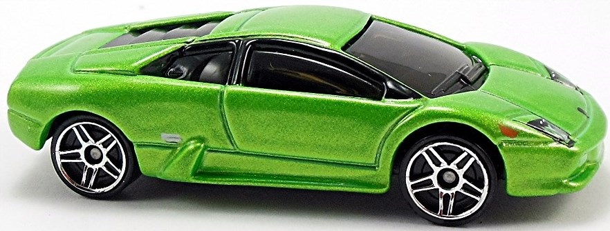 Hot Wheels 2009 - Collector # 150/190 - Dream Garage 4/10 - Lamborghini Murcielago - Bright Green - IC