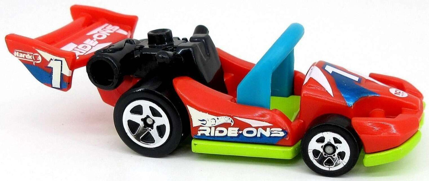 Hot Wheels 2022 - Collector # 015/250 - HW Ride-Ons 1/5 - Let's Go - Red - USA Card