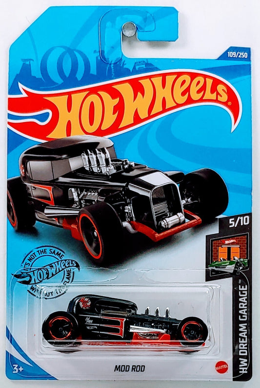 Hot Wheels 2020 - Collector # 109/250 - HW Dream Garage 5/10 - Mod Rod - Black - IC