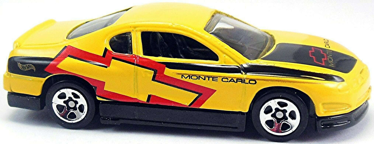 Hot Wheels 2001 - Collector # 087/240 - Company Cars Series 3/4 - Monte Carlo Concept Car - Yellow - China - USA Card - MPN 50125