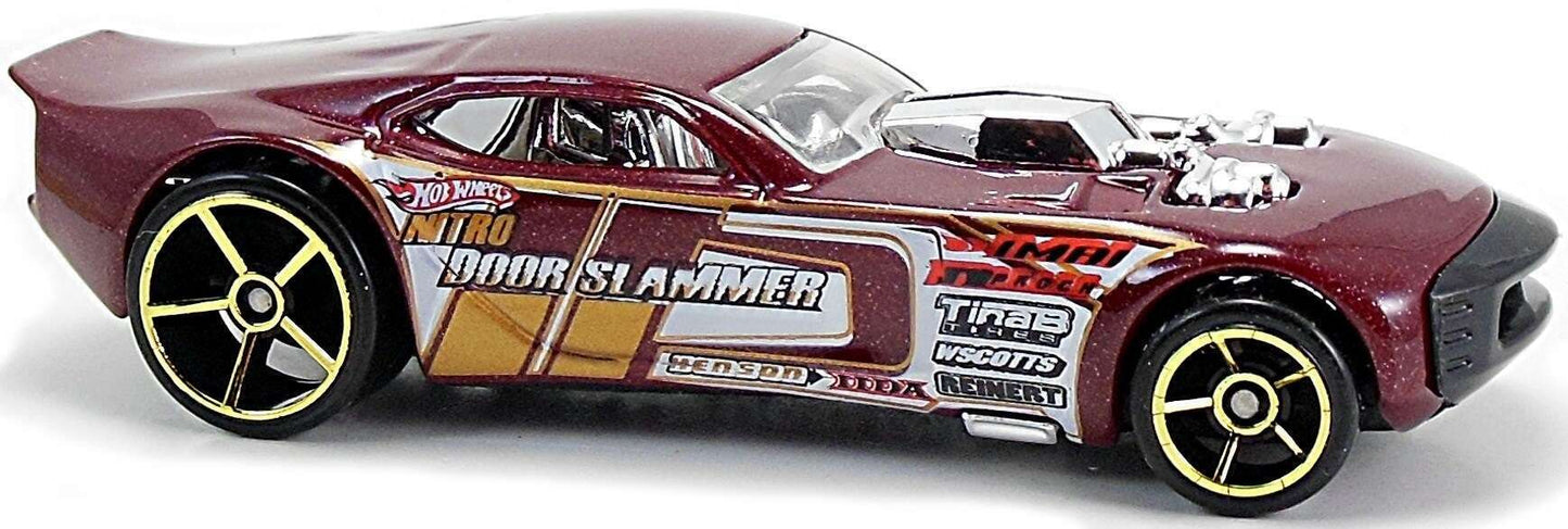 Hot Wheels 2007 - Collector # 003/180 - New Models 3/36 - Nitro Doorslammer - Dark Red - USA