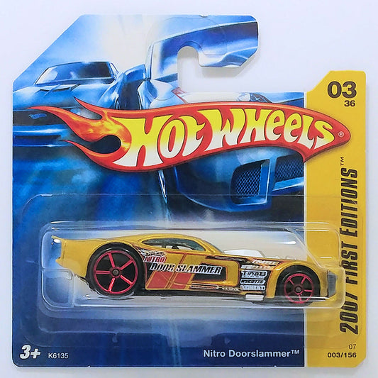 Hot Wheels 2007 - Collector # 003/156 - First Editions 3/36 - Nitro Doorslammer - Gold - SC