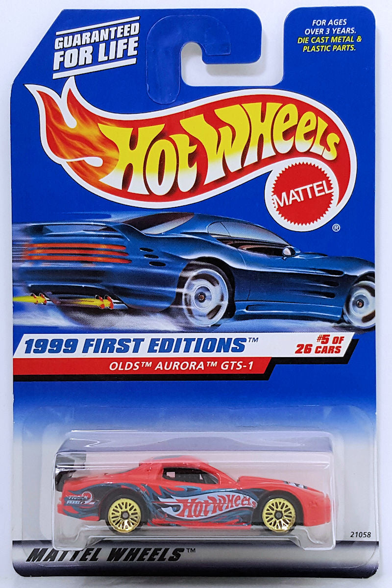 Hot Wheels 1999 - Collector # 911 - First Editions 5/26 - Olds Aurora GTS-1 - Red