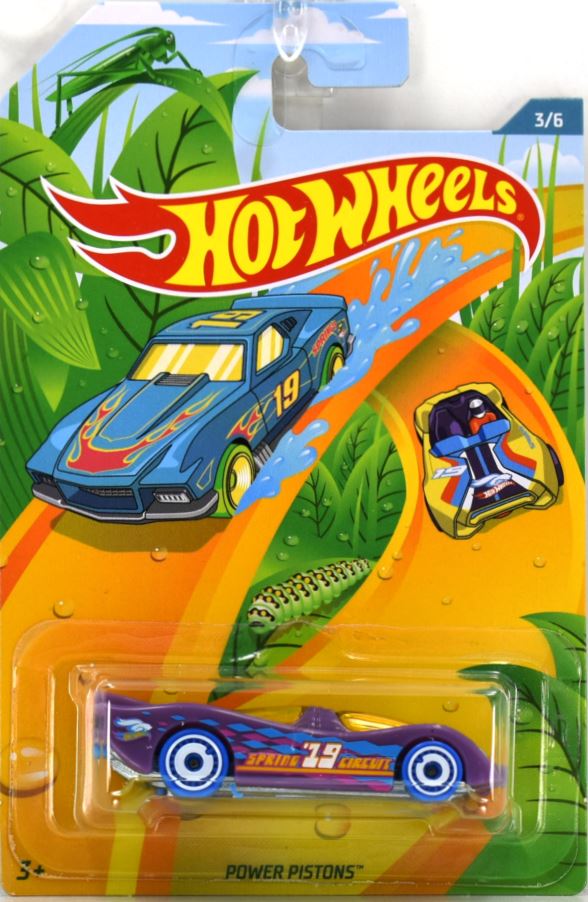 Hot Wheels 2019 - Easter / Spring Series 3/6 - Power Pistons - Purple