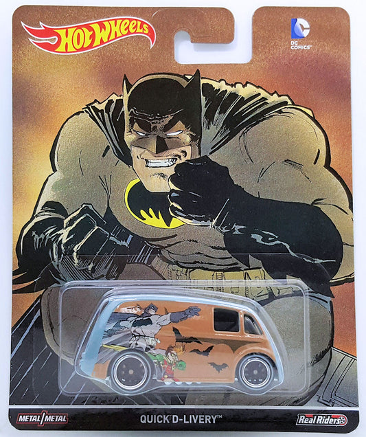 Hot Wheels 2016 - Pop Culture / DC Comics - Quick D-Livery - Batman - Metal/Metal & Real Riders