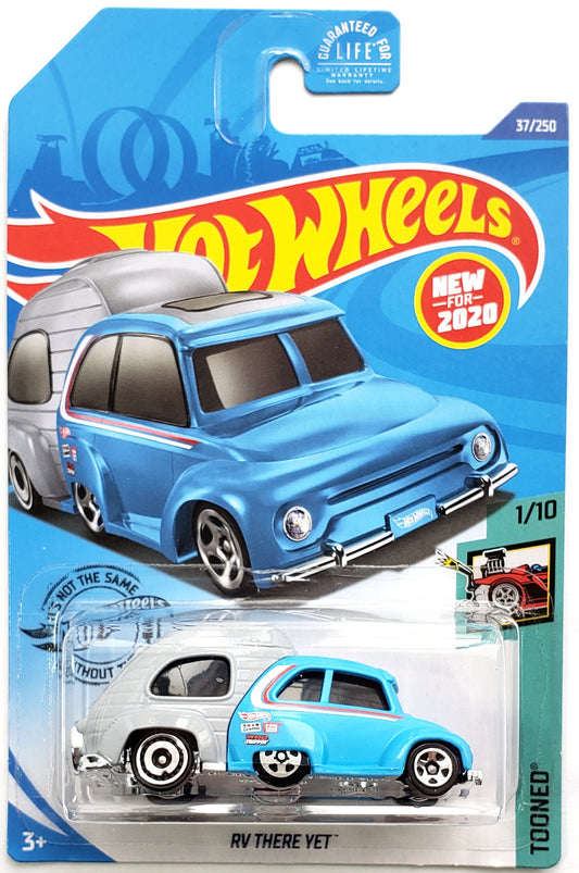 Hot Wheels 2020 - Collector # 037/250 - Tooned 1/10 - New Models - RV There Yet - Blue & Gray - USA Card