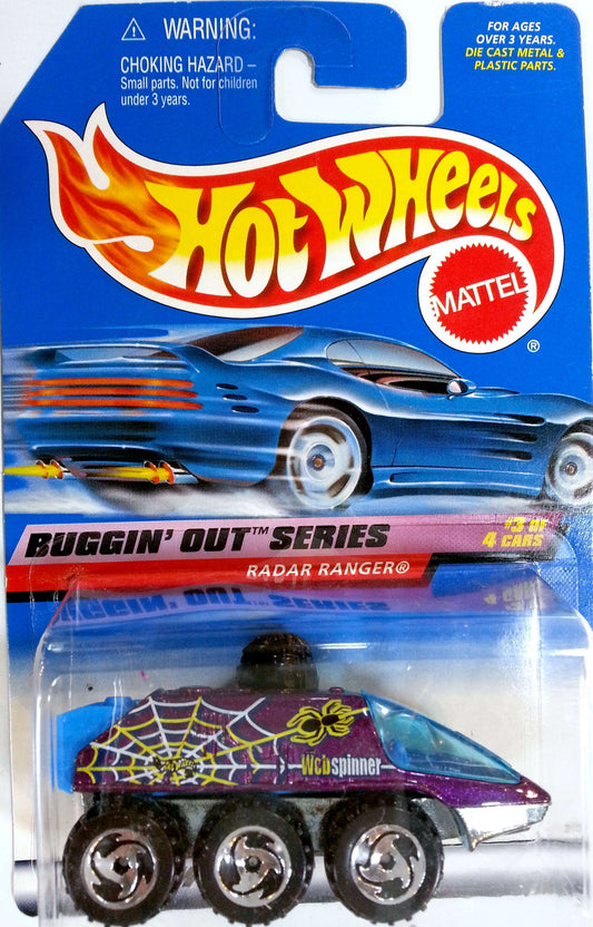 Hot Wheels 1999 - Collector # 943 - Buggin' Out Series 3/4 - Radar Ranger - Purple - Sawblades