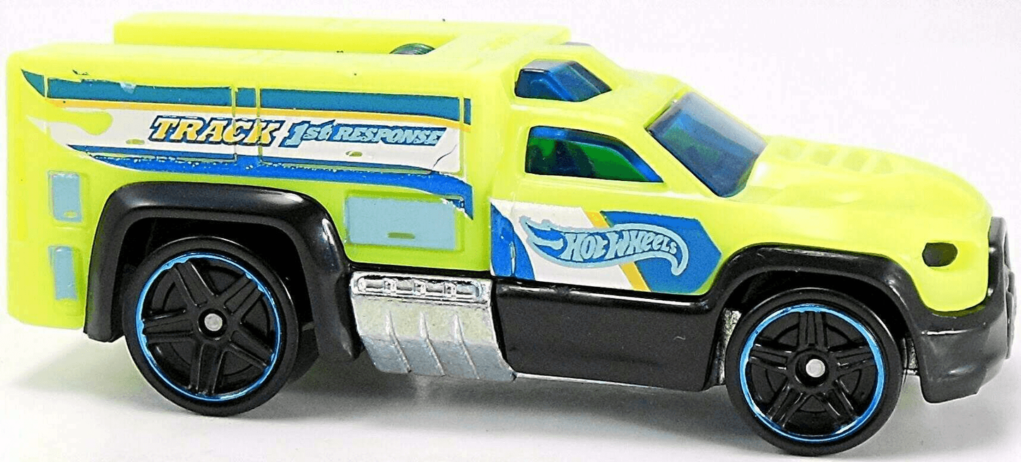 Hot Wheels 2015 - Collector # 046/250 - HW City / HW Rescue - Rescue Duty - Green / Track 1st Response - USA