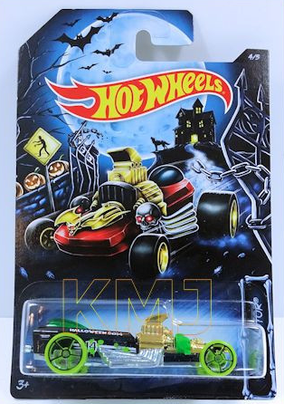 Hot Wheels 2014 - Happy Halloween 4/5 - Rigor Motor - Black - Kroger Exclusive