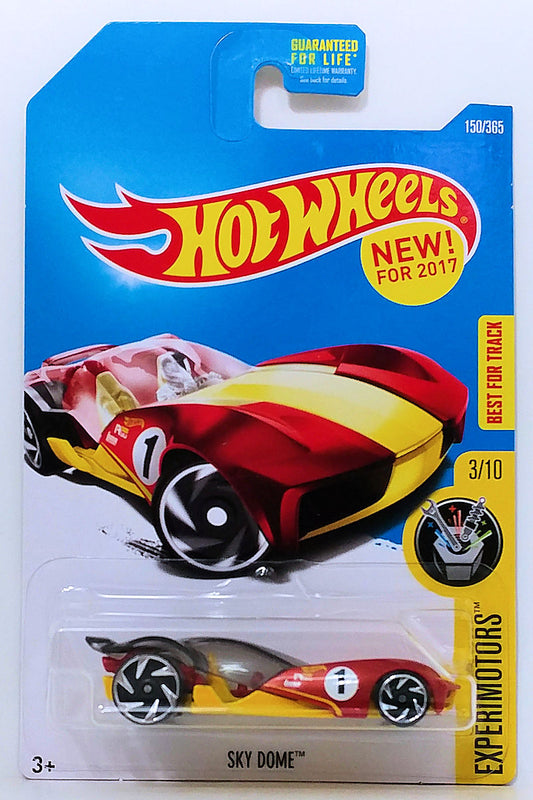 Hot Wheels 2017 - Collector # 150/365 - Experimotors 3/10 - New Models - Sky Dome - Dark Red - USA