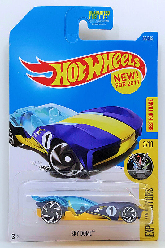 Hot Wheels 2017 - Collector # 050/365 - Experimotors 3/10 - New Models - Sky Dome - Dark Blue - USA